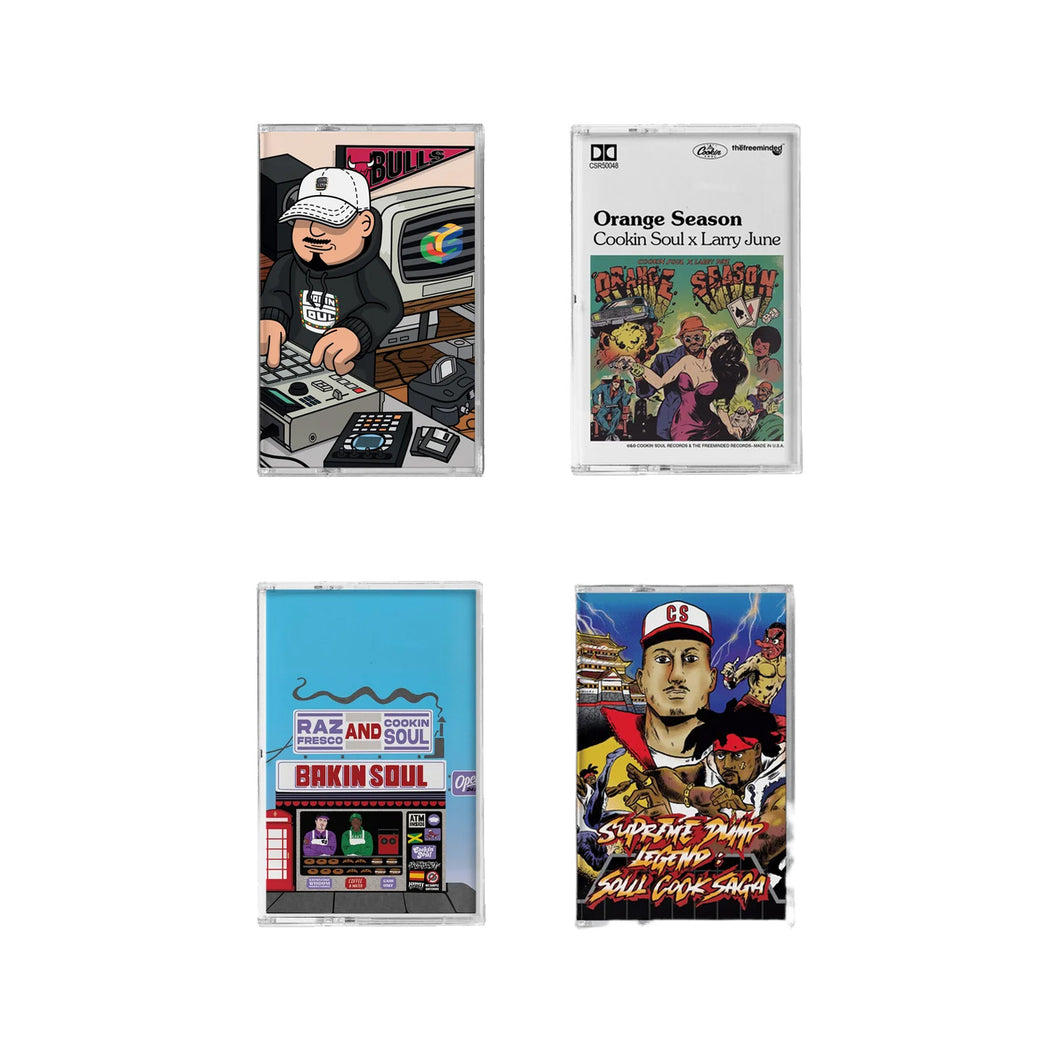 Cookin Soul / 4 x Cassettes Bundle – RRC MUSIC CO.
