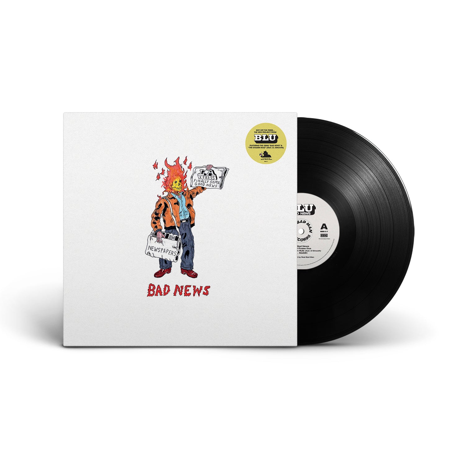 欧LP Blu &amp; Real Bad Man Bad News RRC022 RRC Music Co. /00260 Bad News (LP) – RRC MUSIC CO.