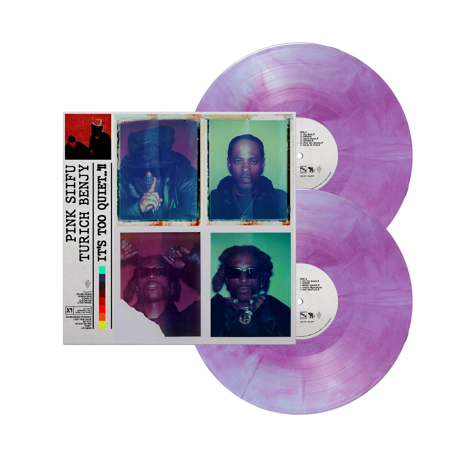 新品未開封 Pink Siifu×Turich Benjy 2LP IT'S TOO QUIET..'!! (2LP) – RRC MUSIC CO.