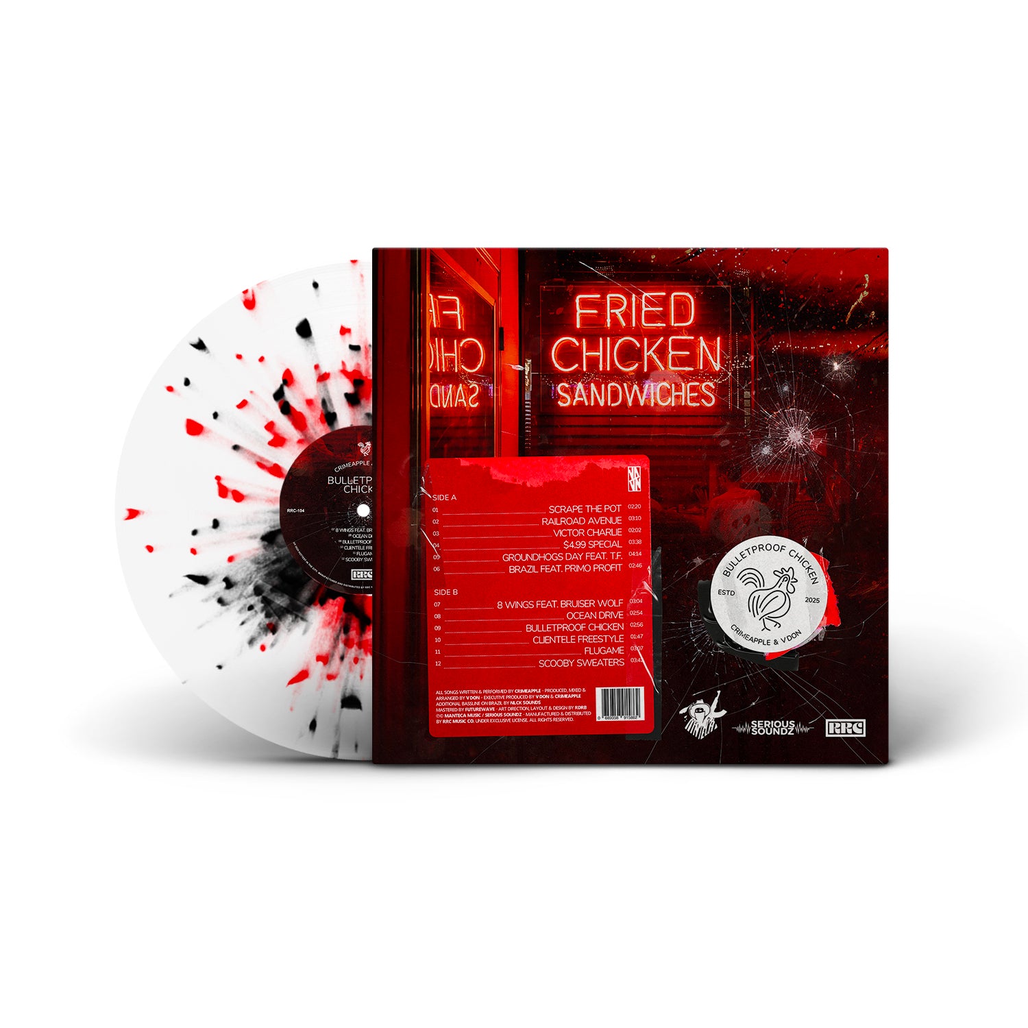 DJ MUGGS x CRIMEAPPLE x RLX 限定CD 新品未開封 Bulletproof Chicken – RRC MUSIC CO.