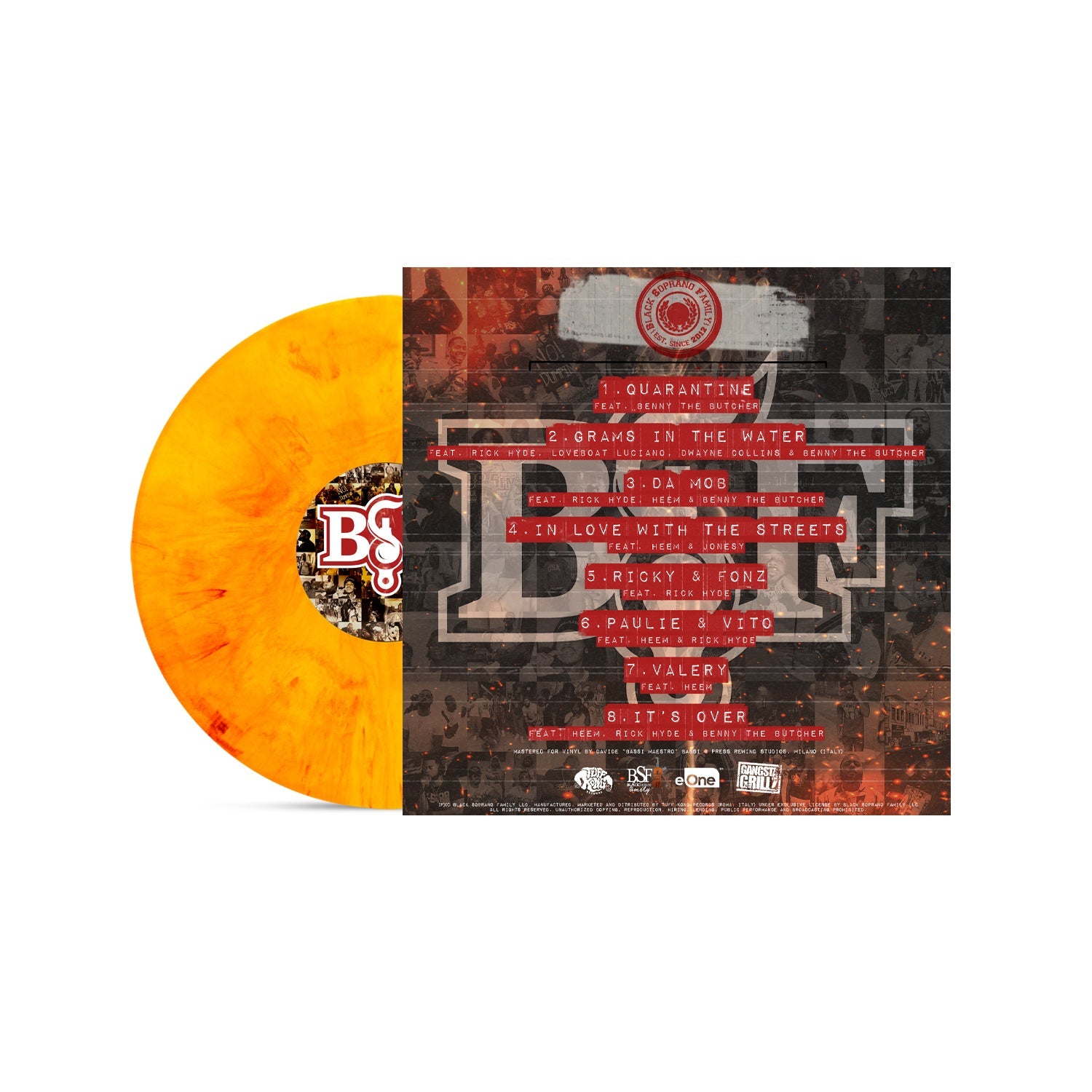 ベティ・ブープのLPレコード Benny The Butcher x DJ Drama - The Respected Sopranos (Vinyl LP)